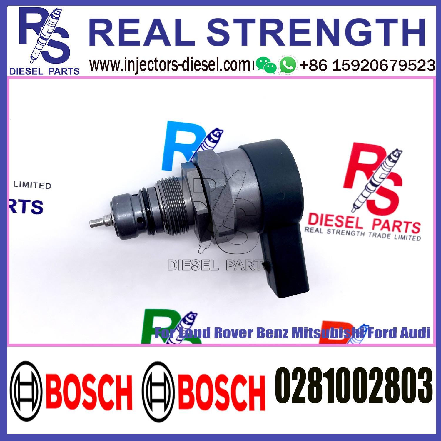 BOSCH Control Valve 0281002803 DRV Regulator Solenoid 0281002803 for Land Rover Benz Mitsubishi Ford Audi