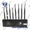 Buy cheap 3G 4G 5G GSM Lojack Mobile Phone Blocker AC100V 35W GPS VHF UHF Jammer from wholesalers
