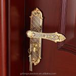 Swing Single Solid Wooden Laminate Doors PU Painting ISO9001