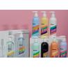 Buy cheap Colorful Transparent 100ml Plastic Cosmetic Bottle Square Body Wash Container from wholesalers