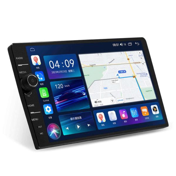 9 Inch QELD Screen 2 Din Android 10 Car Radio with Knob 4 64GB for VW/Golf/Skoda