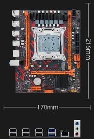 Buy cheap Intel EXON C612 Chipset 2RAM Lga2011-V3 V4 Gaming Motherboard from wholesalers