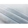 Buy cheap 100 Percent Polyester Shirt Fabric Gingham Warp Knitted Grey Checks 130GSM from wholesalers