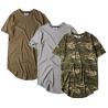 Buy cheap Adults Soft Camo Hemp Cotton Clothing Curved Bottom Scoop T Shirt Machine Wash. from wholesalers