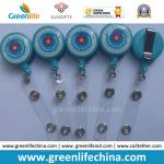 China Factory Supply Hot Selling White Round Retractable Reel W/Logo