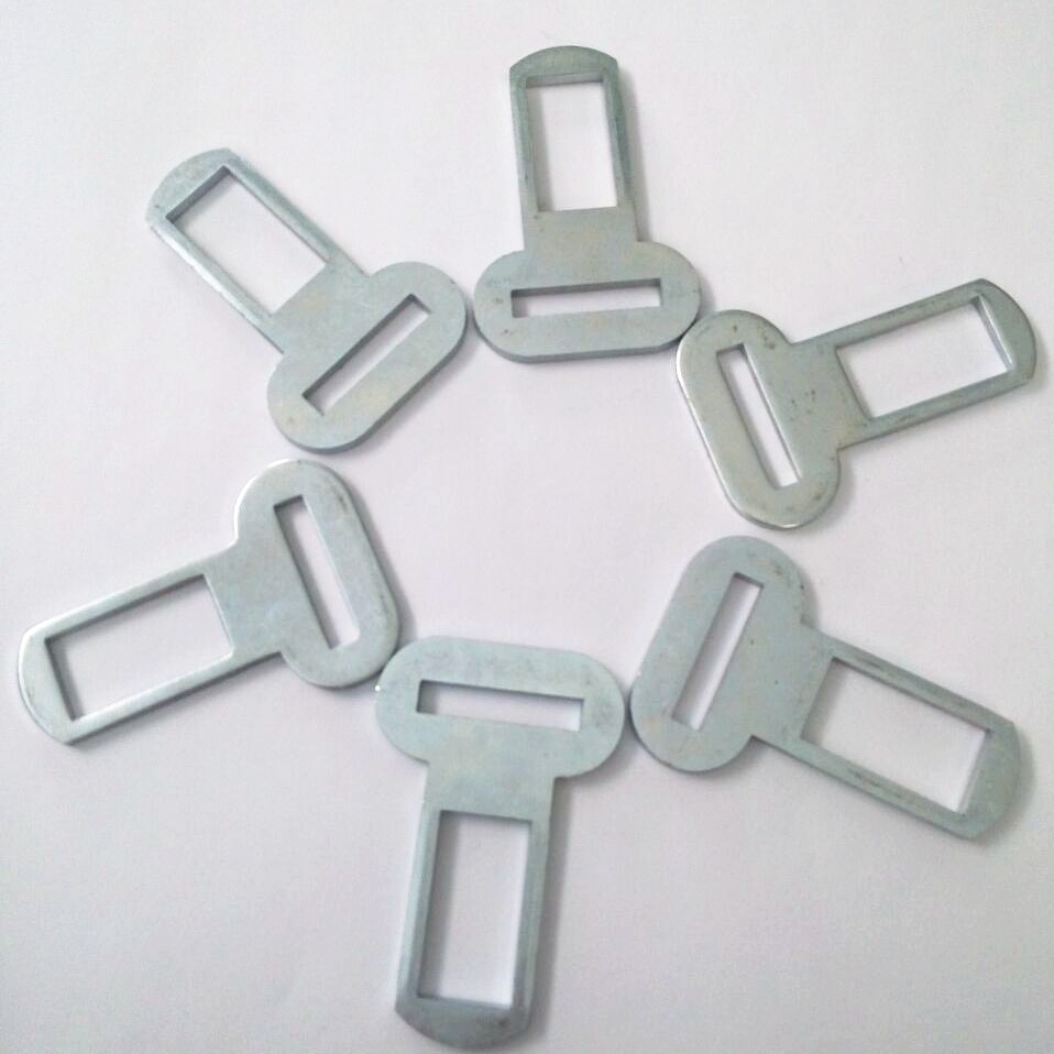Safety Metal Car Spring Seat Belt Buckle Car Vehicle Seat Belt Harness Car Clip Belt Buckles