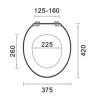 Buy cheap Slow-Close Hinged Round Toilet Seat Cover Made Of Polypropylene For Modern Bathrooms from wholesalers