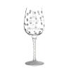 Buy cheap Eco-Friendly Glassware Accepts Custom Logo Personalized Glitter Pink Wine Glass Gifts from wholesalers