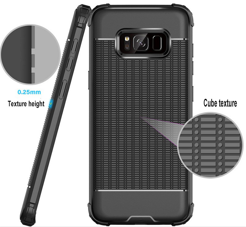 Anti-slip Shockproof Soft TPU Magic Square Protective Case For Samsung J8 2018 J6 PLUS A750 S8 NOTE9 J4 2018 J710 A9