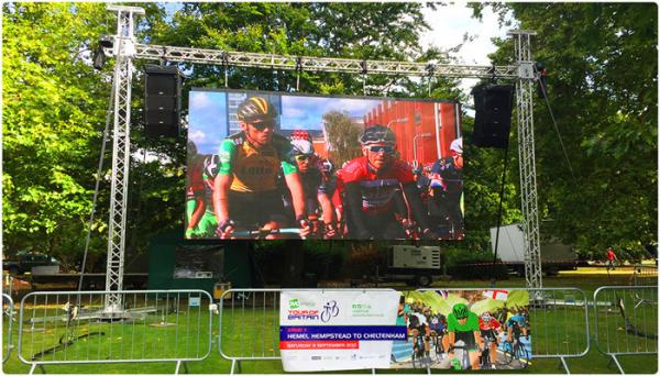 Buy cheap High Grayscale Outdoor Rental LED Screen P4.81 With Die Casting Aluminum Black Lamps from wholesalers