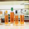Buy cheap Customized 500ml / 750ml Glass Olive Oil Bottle Clear Green Sealed Round Shape from wholesalers