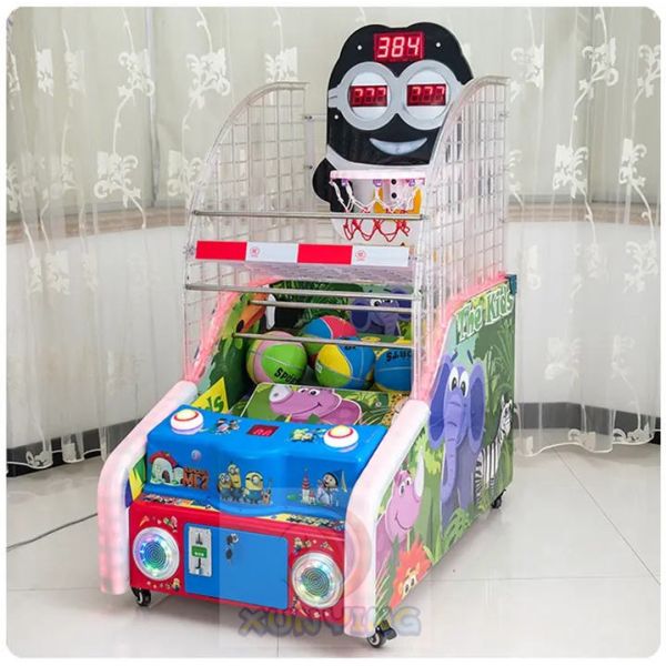 Kiddie Rides Basketball Game Machine Coin Operated 220V