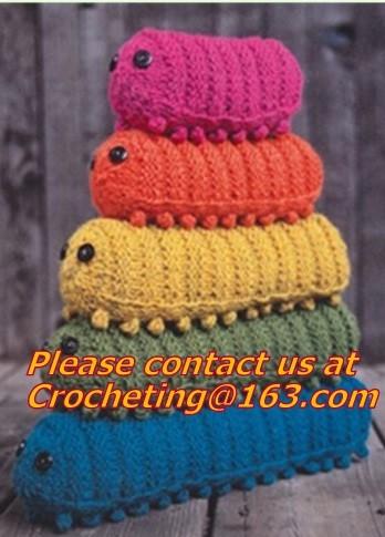 Buy cheap Nice colorful hand Knitting toys,Wholesale Knitted Kids Doll,crochet caterpillar toy from wholesalers