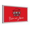 Buy cheap Indoor hanging super slim silver 28mm aluminum led light box from wholesalers