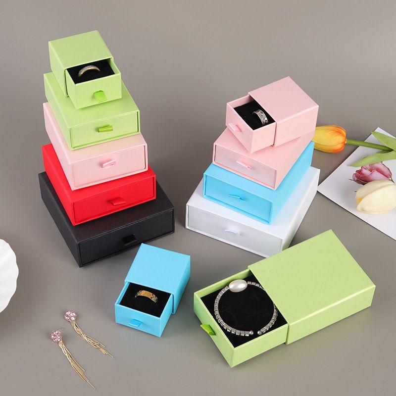 Necklace Earring Jewelry Packaging Gift Paper Box