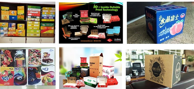 Wallboard Carton Box 3 Color Flexo Printing Machine With Die Cutting