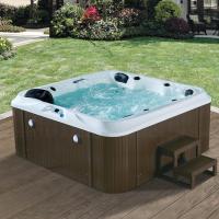 Buy cheap 2120x2120x900mm Bathroom Jacuzzi Tub Square Whirlpool Massage Tub product
