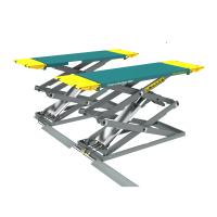Buy cheap Dual Cylinder Car Scissor Lift 4T 1860mm Super Thin Small Scissor Lift product