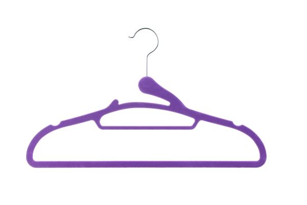 Buy cheap Notched No Trace ABS Flock Velvet Anti Slip Hanger from wholesalers