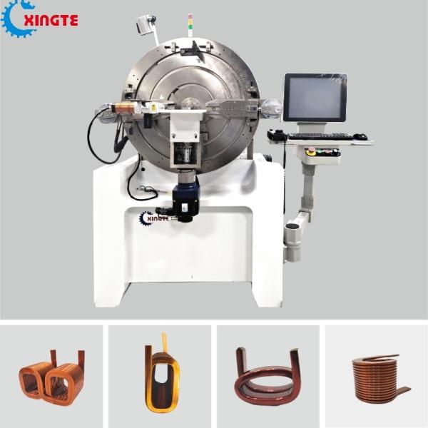 Buy cheap Automated Flat Copper Wire Coil Winding Machine 220v 50/60HZ from wholesalers