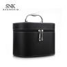 Buy cheap Large Zipper Leather Cosmetic Mirror PU Makeup Bag from wholesalers