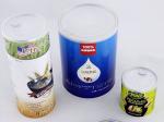 Waterproof recyclable Kraft Paper Composite Cans cookies packaging with custom