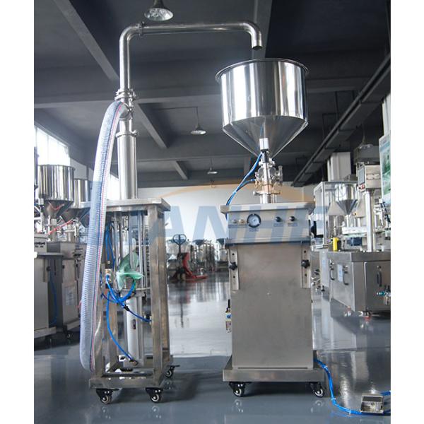 Buy cheap Stainless Steel Piston Filling Machine , Thickened Pneumatic Bottle Filler from wholesalers