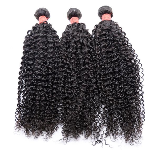 Human Virgin Cuticle Hair Weave Kinky Curly 100% Hair bundle Narural color