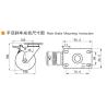 Buy cheap EDL Medium Duty Zinc Coating 6inch 130kg Plate TPU Caster by Rigid, Swivel and Brake type 5716P-77 from wholesalers