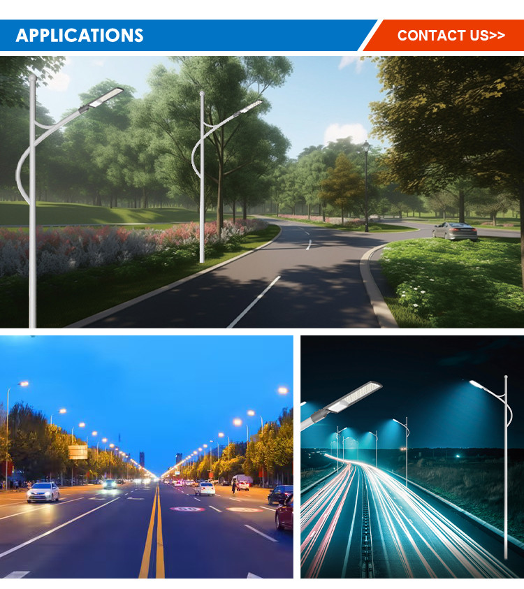 High Brightness AC85-265V 3000K To 6500K LED Road Light Highways City Streets Parking Lots