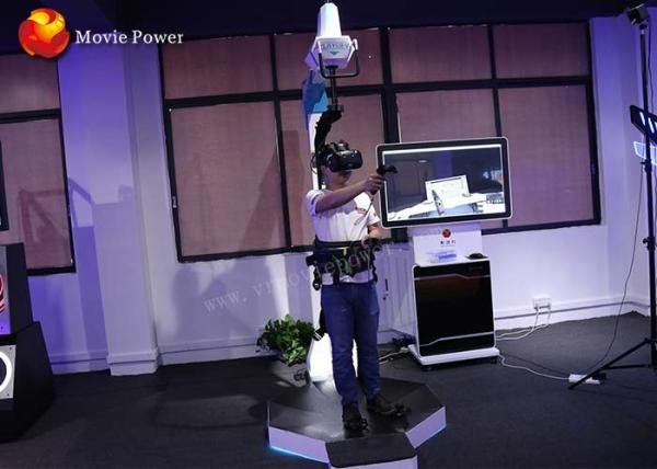 Buy cheap Immersive 7D Deutschland Virtual Reality Treadmill / Free Shooting Running VR Walker Simulator from wholesalers