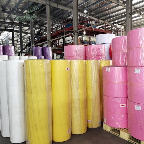Tear Resistant Multicolour PP Spunbond Nonwoven Fabric For Surgical Gowns Lab