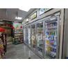 Buy cheap Supermarket Deluxe Split Vertical Refrigerating Display Case from wholesalers