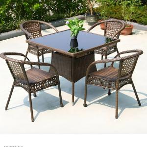 Wholesale Balcony Outdoor Dining Rattan Patio Set from china suppliers