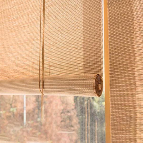 Buy cheap Environmentally Bamboo Roller Shades Manual Pergola Bamboo Blinds 60 X 180cm from wholesalers