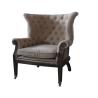 Buy cheap Buttoned Wing Deconstructed Antique Retro Leather Vintage Chair from wholesalers