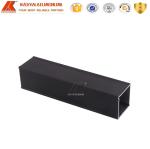 6061 6063 Aluminum Square Hollow Pipe And Tube Cutting Black Oxidized