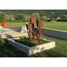 Buy cheap Lifelike Corten Steel Tulip Abstract Flower Sculpture For Garden Decoration from wholesalers