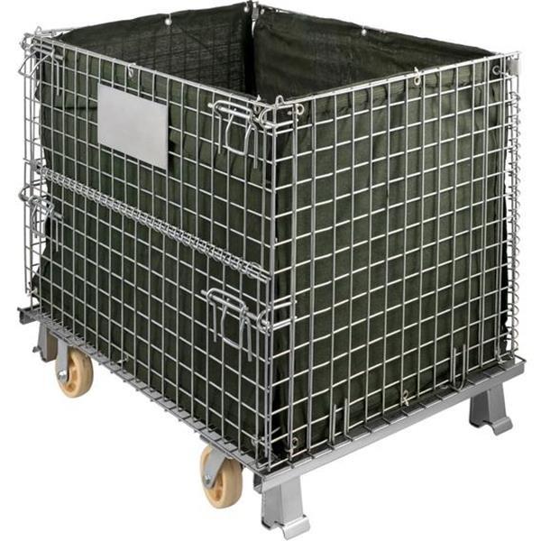 Buy cheap TLSW Industrial Foldable Wire Mesh Containers Capactity 1000kg from wholesalers
