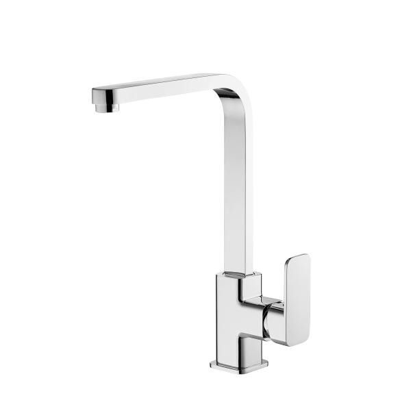 Buy cheap High Arch Metal Kitchen Mixer Faucet 363mm High Countertop Sink Taps from wholesalers