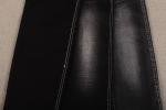 9.3 Oz Comfortable Sulfur Black Satin Stretch Acid Wash Denim Fabric Stocklot
