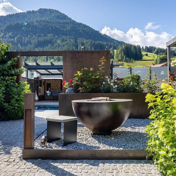 Buy cheap Corten Steel Garden Antique Fire Pit Rust BBQ Pit 31.5" from wholesalers
