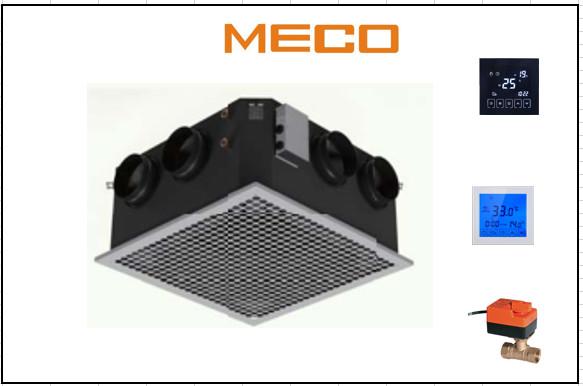 Buy cheap Higher Efficiency Electric Fan Coil Unit , Ceiling Mounted Fan Coil Unit 1750CFM from wholesalers
