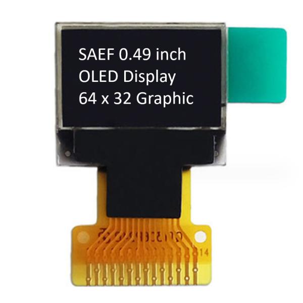 Buy cheap 0.49 Inch OLED Display Module 64x32 Graphics Display Industrial Grade from wholesalers
