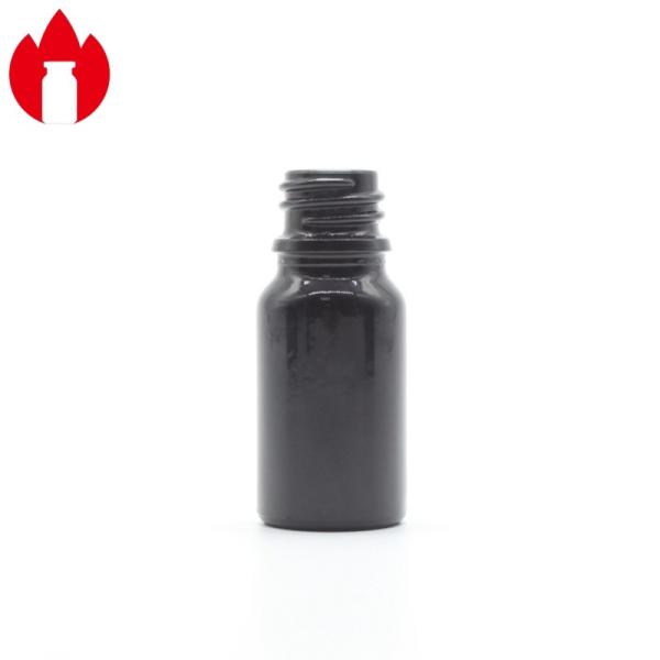 Buy cheap 10ml Black Essential Oil Glass Bottle Screw Top Glass Material from wholesalers