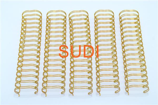 Buy cheap High Gloss 1-3/4 Inch Wire Spiral Binding Coils For Schoolbook from wholesalers