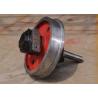 Buy cheap 300mm Casting Steel Flanged Trolley Wheels , On Cranes Forged Steel Wheels from wholesalers