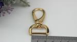 Durable nickel free 3 color zinc alloy metal 20 mm eye bolt d ring snap hook for