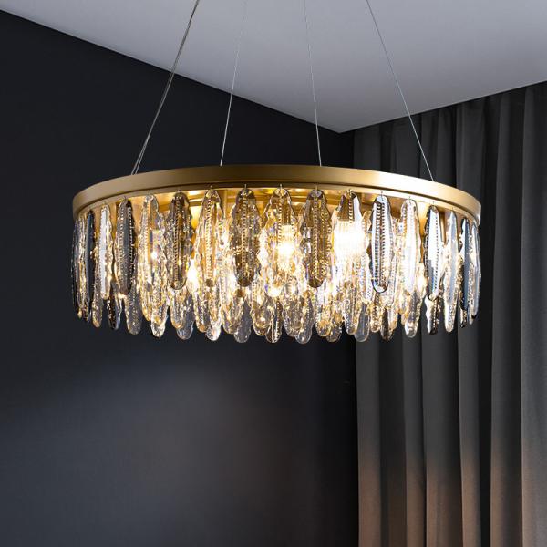 Buy cheap Modern living room chandeliers round gold hanging art deco lamp(WH-CY-241) from wholesalers