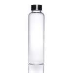 Wholesale 500Ml Transparent High Borosilicate Glass Water Bottle With Stainless